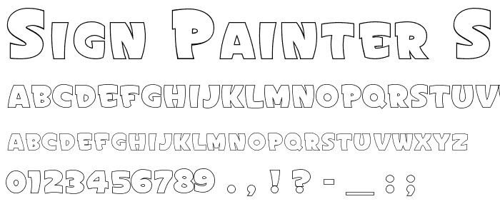Sign Painter_s Gothic OSC JL font